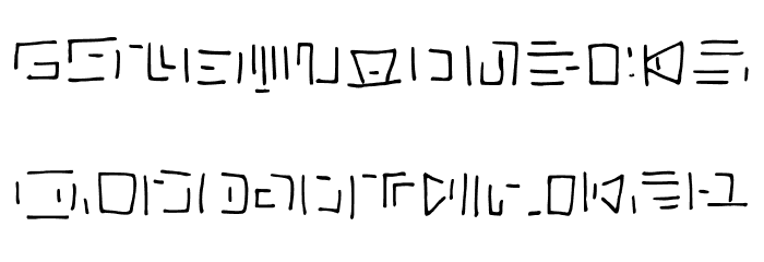 Lvlcnrn Regular Font LOWERCASE