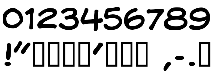 LYBinkyFont Font OTHER CHARS