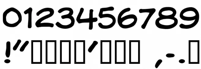 LYBinkyFont Polices AUTRES CHARS