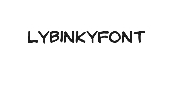 LYBinkyFont Logo