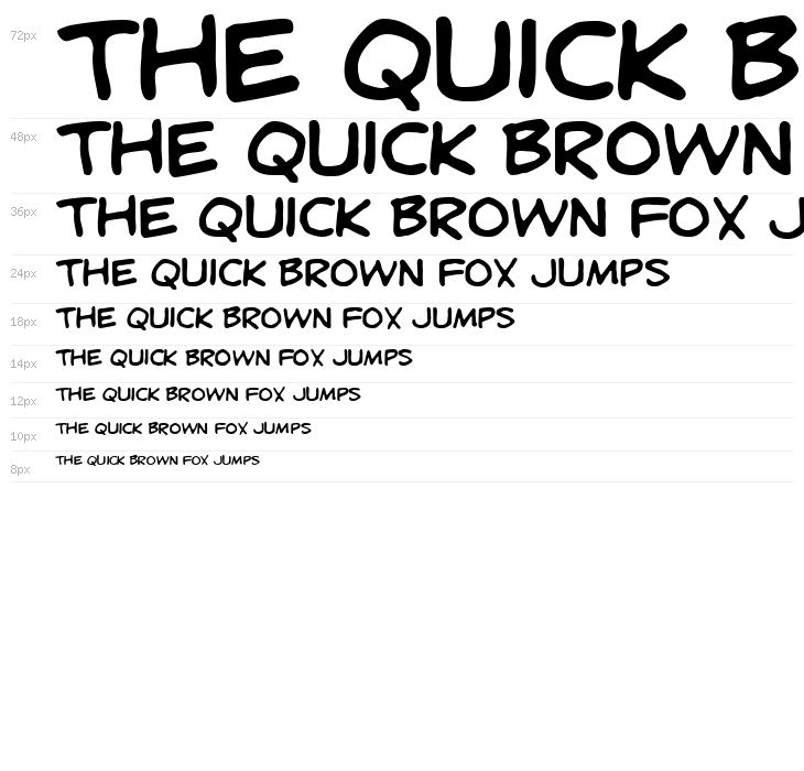 LYBinkyFont Waterfall