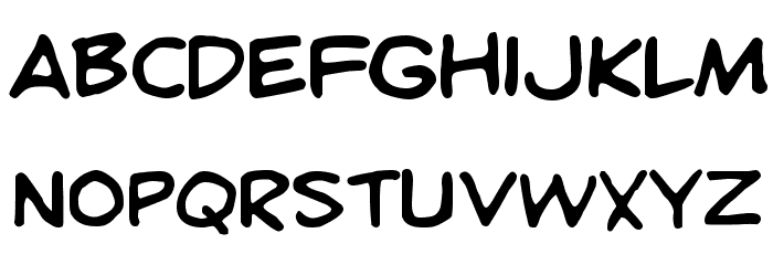 LYBinkyFont Font LOWERCASE