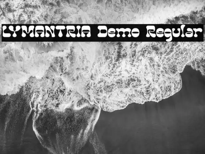 LYMANTRIA Demo Regular Font examples