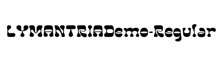 LYMANTRIADemo-Regular  Free Fonts Download