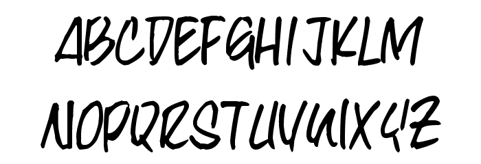 LYNA KETY Font LOWERCASE