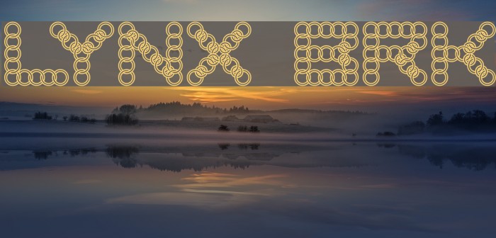 LYNX BRK Font examples