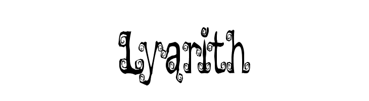Lyarith  Frei Schriftart Herunterladen
