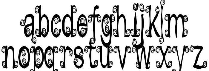 Lyarith Font LOWERCASE