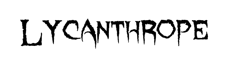 Lycanthrope Font
