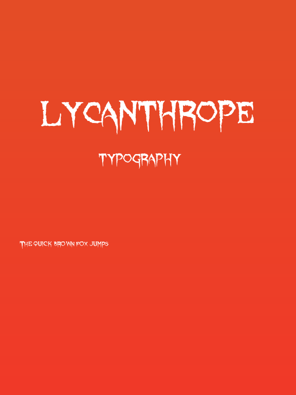 Lycanthrope Poster