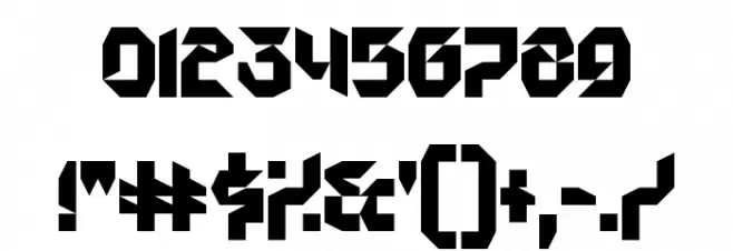 Lycra Regular Font OTHER CHARS