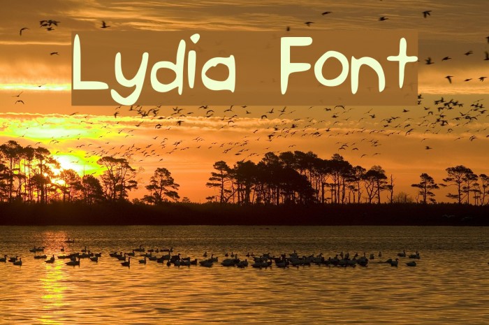 Lydia Font examples