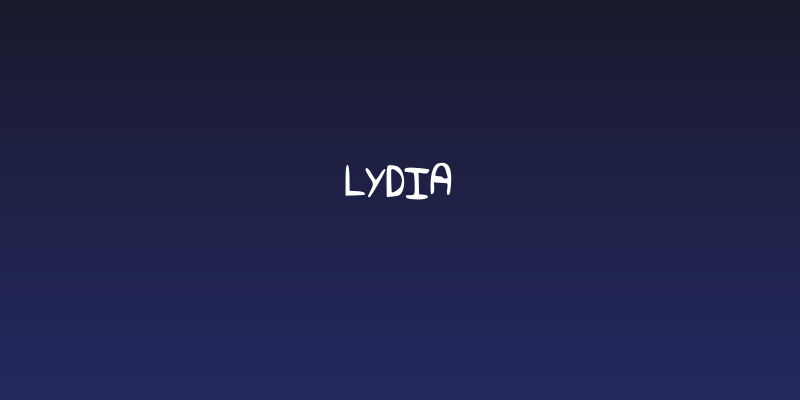 Lydia Social Header