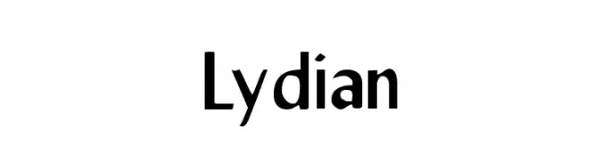 Lydian  baixar fontes gratis