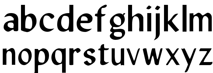 Lydian Font LOWERCASE