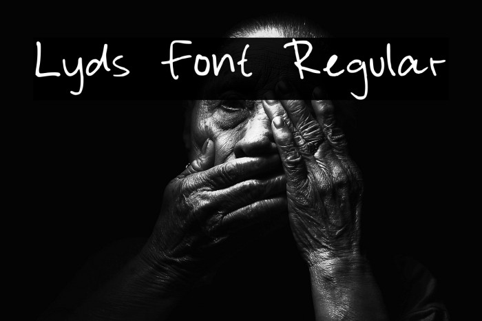 Lyds Font Regular Example 3