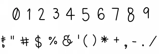 LyeMueLookKreung Font OTHER CHARS