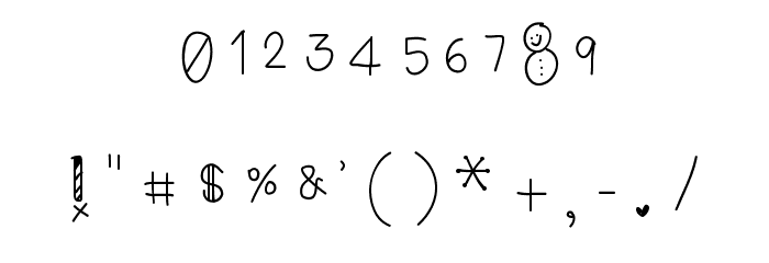 LyeMueLookKreung2 Font OTHER CHARS