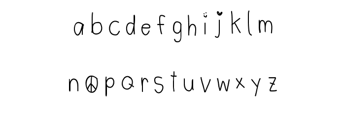 LyeMueLookKreung2 Font LOWERCASE
