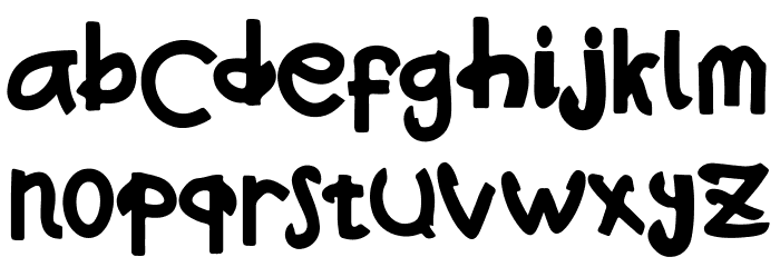 Lylac Display Font LOWERCASE