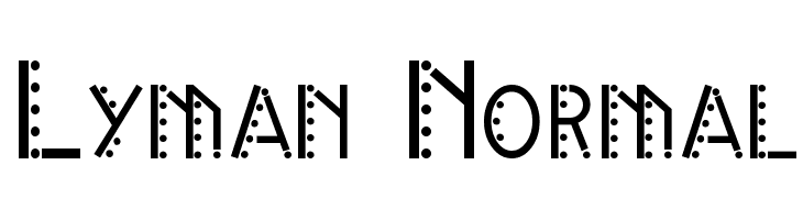 Lyman Normal フォント