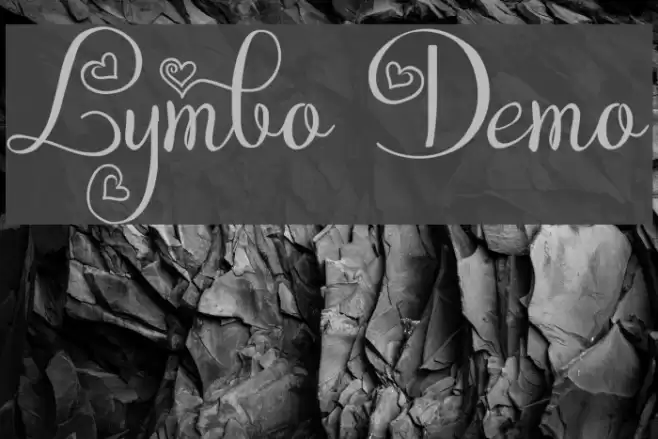 Lymbo Demo Font examples
