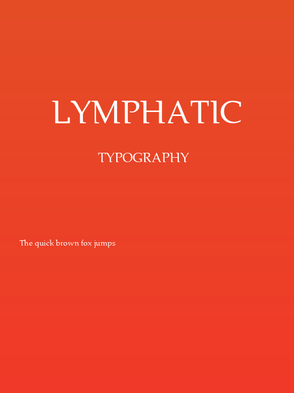 Lymphatic Poster