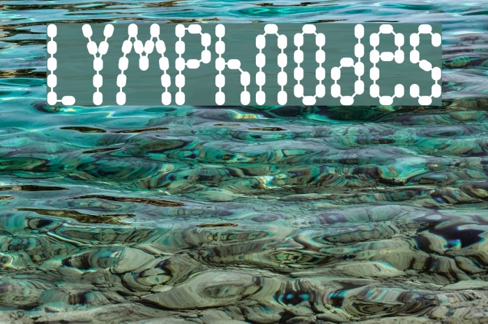 Lymphnodes Font examples