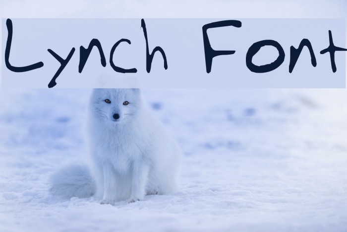 Lynch Font examples