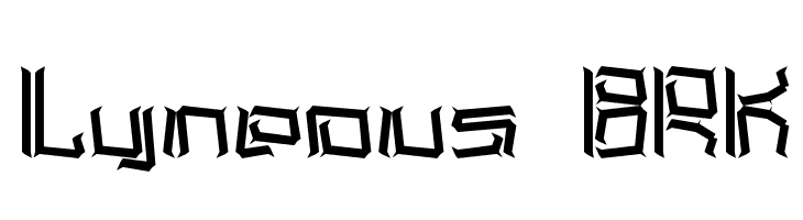 Lyneous BRK  font caratteri gratis