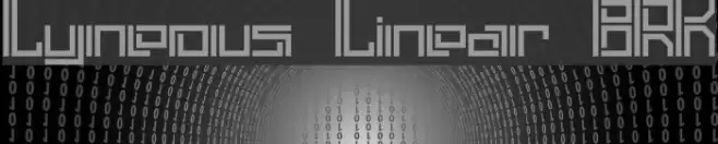 Lyneous Linear BRK Font examples