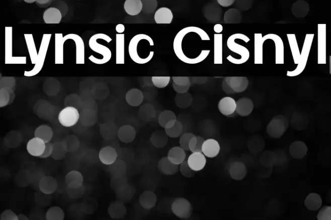 Lynsic Cisnyl Example 2