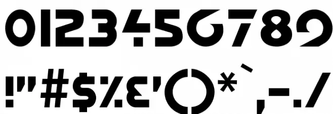 Lynx Font OTHER CHARS