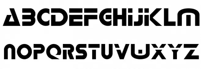Lynx Schriftart Kleinbuchstaben