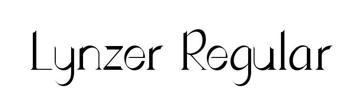 Lynzer Regular Schriftart