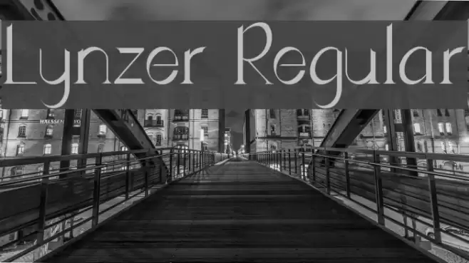 Lynzer Regular Font examples