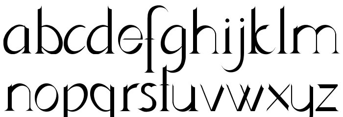 Lynzer Regular Schriftart Kleinbuchstaben