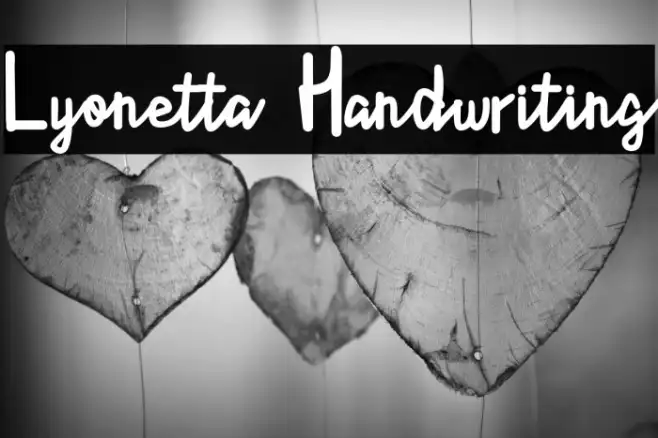 Lyonetta  Handwriting Example 1