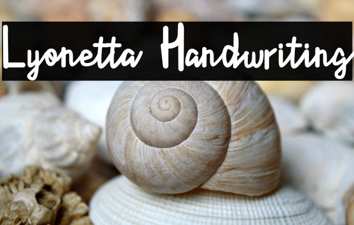 Lyonetta  Handwriting Example 3