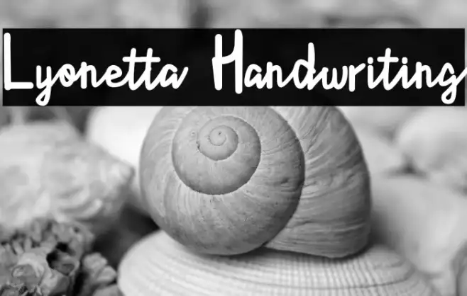 Lyonetta  Handwriting Example 3