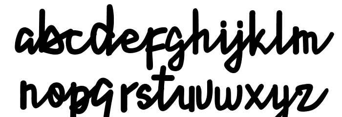 Lyonetta Handwriting Font LOWERCASE