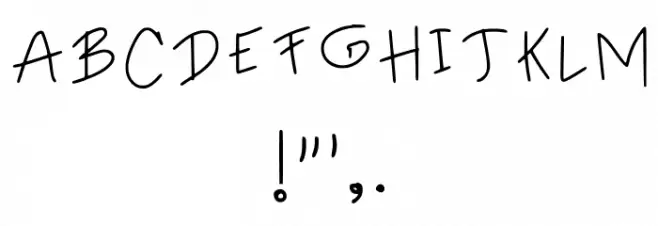 Lyonhandwritten Font Regular Font OTHER CHARS