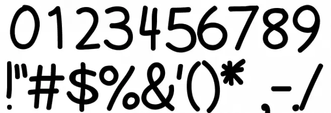 Lyons Print Font OTHER CHARS