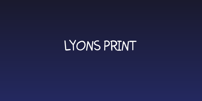 Lyons Print Social Header
