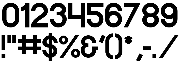 Lyons Regular Font OTHER CHARS