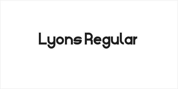 Lyons Regular Logo