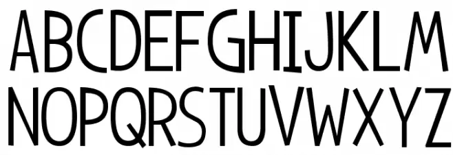 Lyons Secondary Light Schriftart Groß