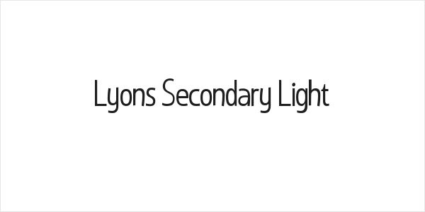 Lyons Secondary Light Logo