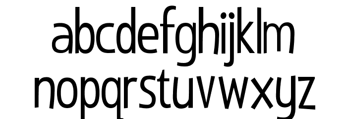 Lyons Secondary Light Font LOWERCASE
