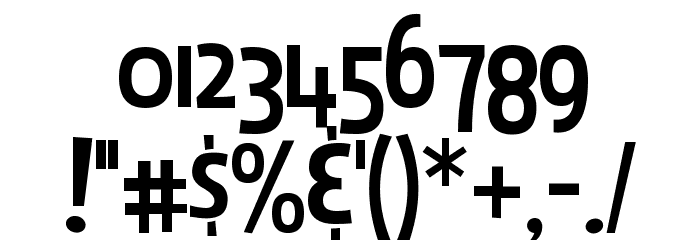 Lyons Secondary Regular Font OTHER CHARS